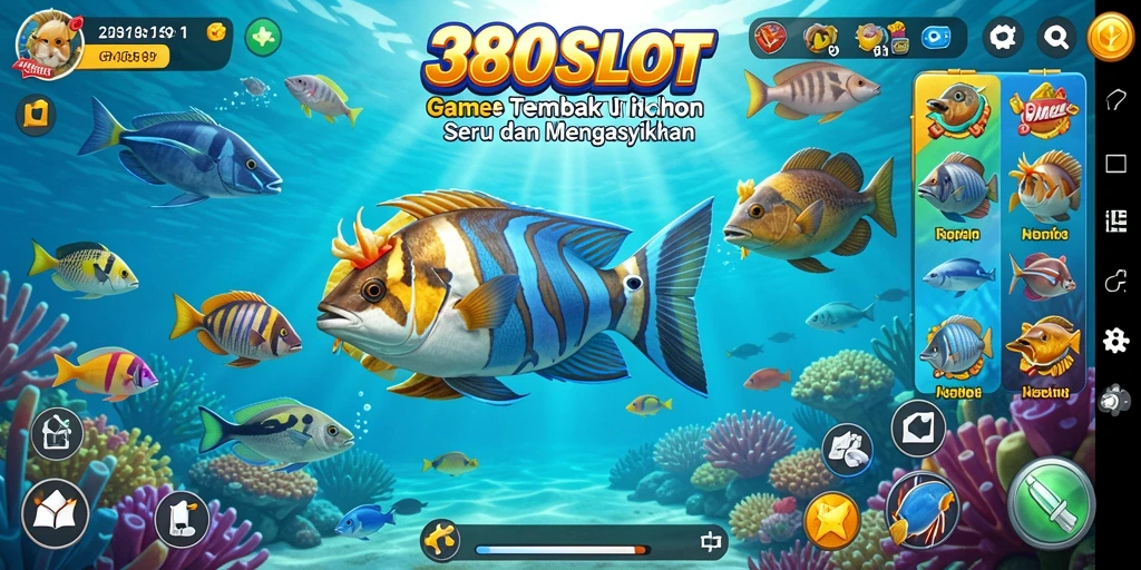 Gameplay mendebarkan dalam 380SLOT dengan suasana tembak ikan.