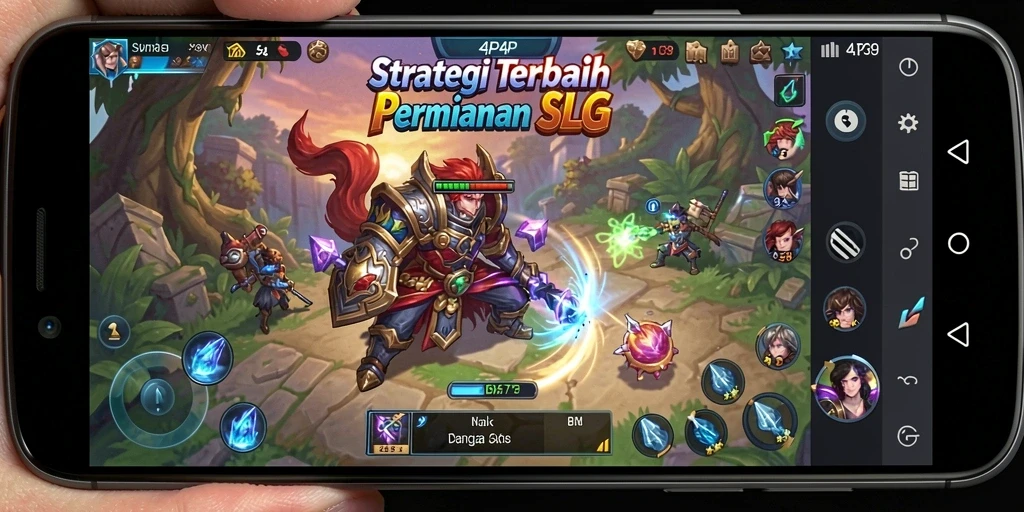 Screenshot menunjukkan aksi strategi mendalam dalam 4P4P.