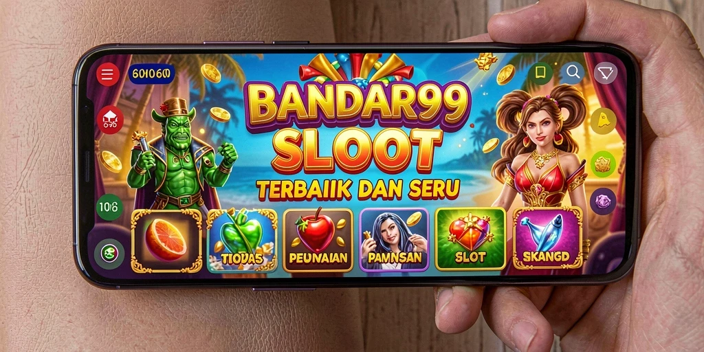 Tampilan menarik gameplay Slot BANDAR99 yang memukau.