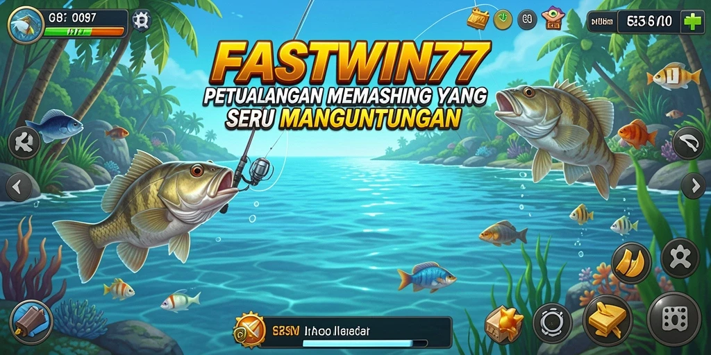 Gameplay seru dengan aktivitas memancing yang menantang.