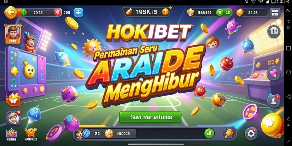 Screenshot gameplay HOKIBET menampilkan aksi seru dalam permainan Arcade.