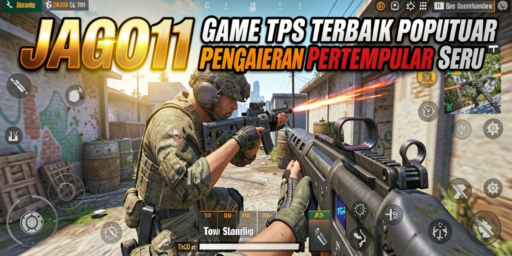 Tampilan dinamis dari pertempuran dalam JAGO11 dengan senjata canggih.