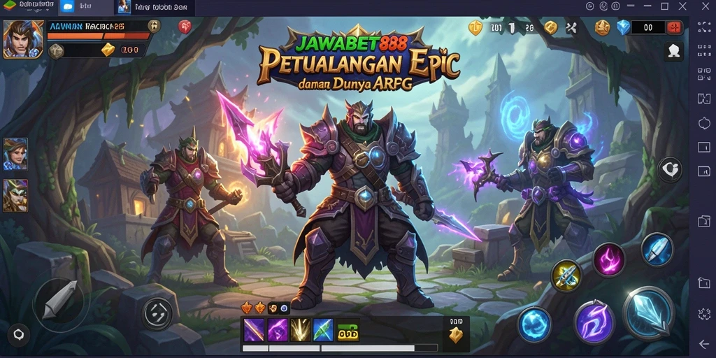 Gameplay seru di dunia ARPG JAWABET88 dengan visual menakjubkan.