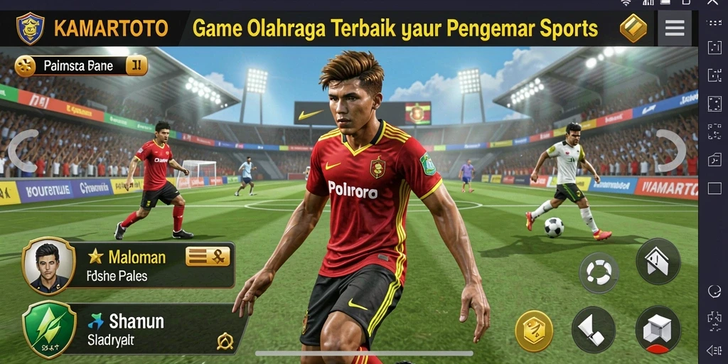Tampilan gameplay KAMARTOTO yang intens dan menantang di lapangan.