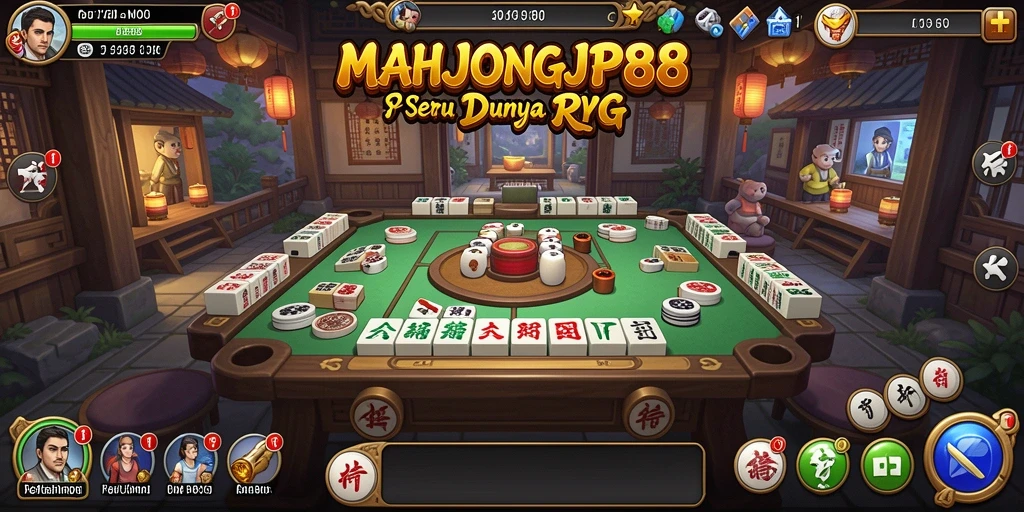 Tampilan gameplay MAHJONGJP88 yang seru dan dinamis.