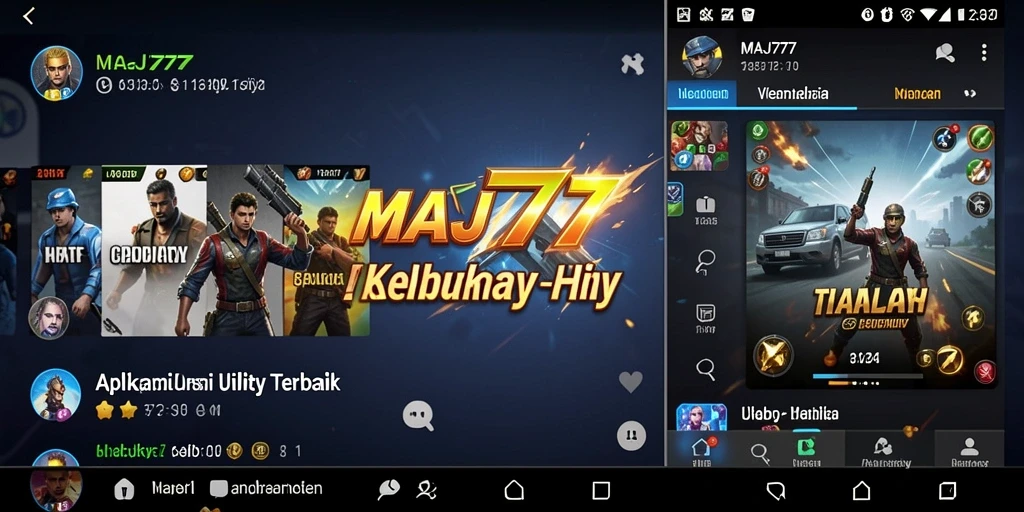 Tampilan antarmuka MAJ777 yang intuitif dan menarik.