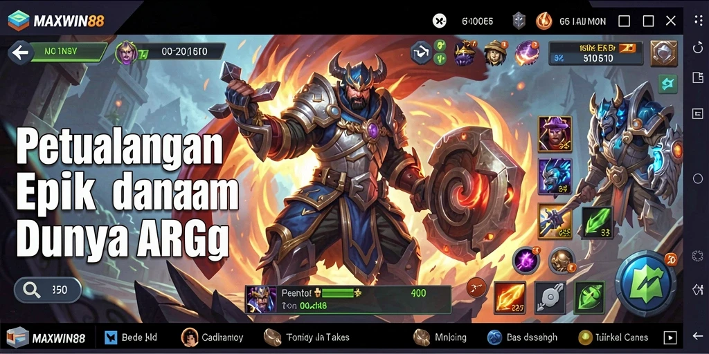 Gameplay menarik dengan pertarungan yang seru dalam ARPG.