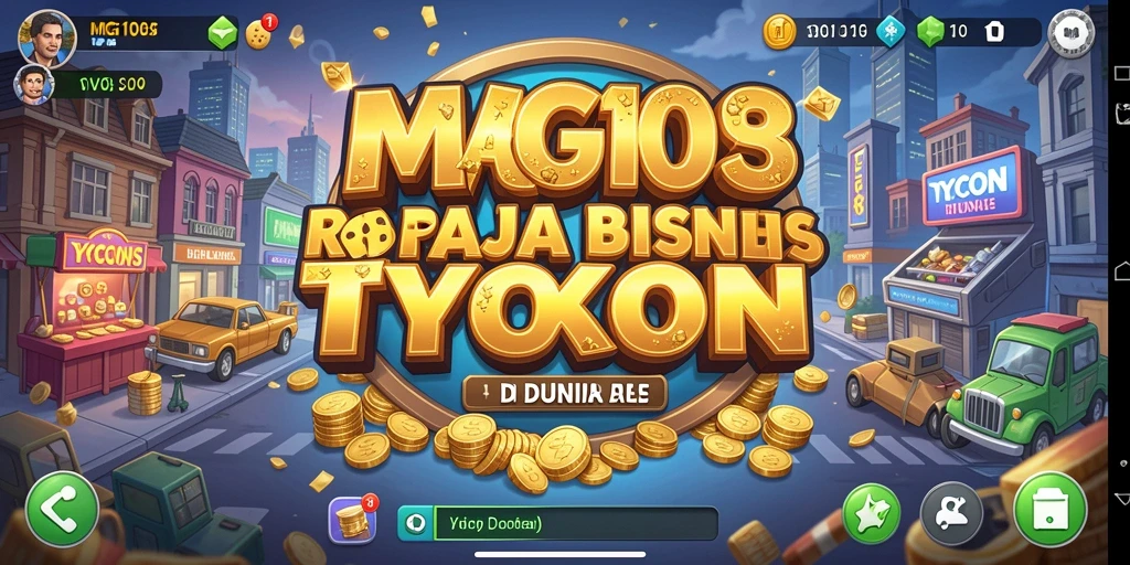 Tampilan permainan MG108 dengan elemen Tycoon yang menarik.