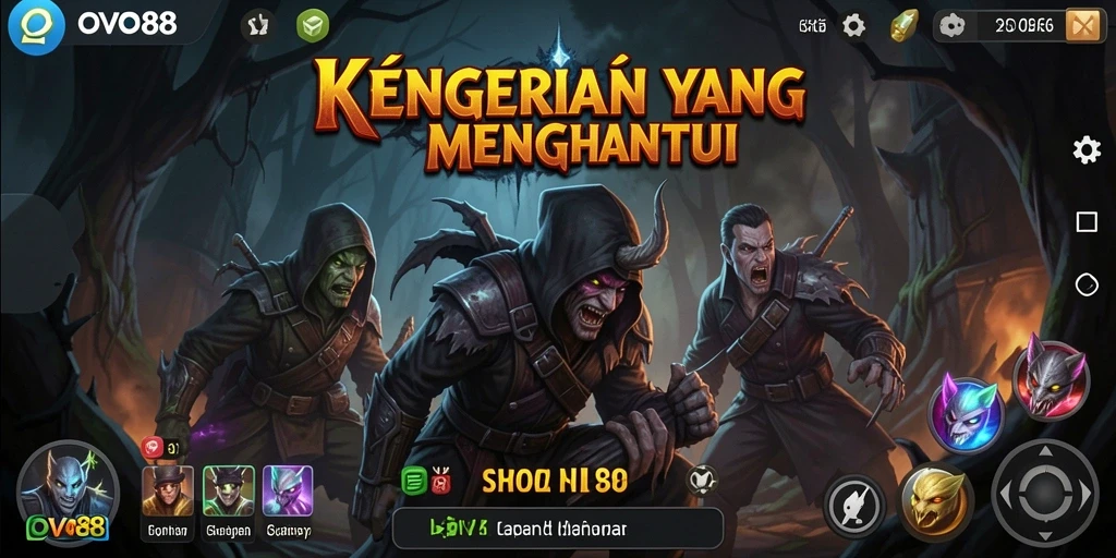 Gameplay OVO88 yang menegangkan dengan suasana Horror yang mencekam.
