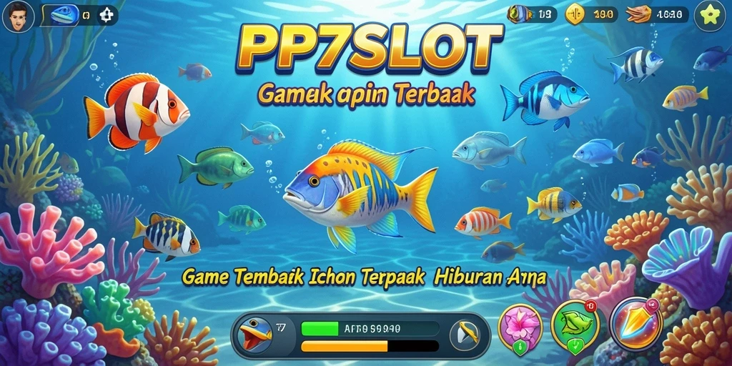 Tampilan gameplay PP7SLOT untuk pengalaman Tembak Ikan yang seru.