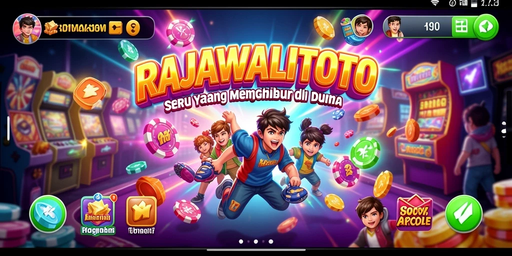 Tampilan gameplay seru dari RAJAWALITOTO dengan grafik menarik.