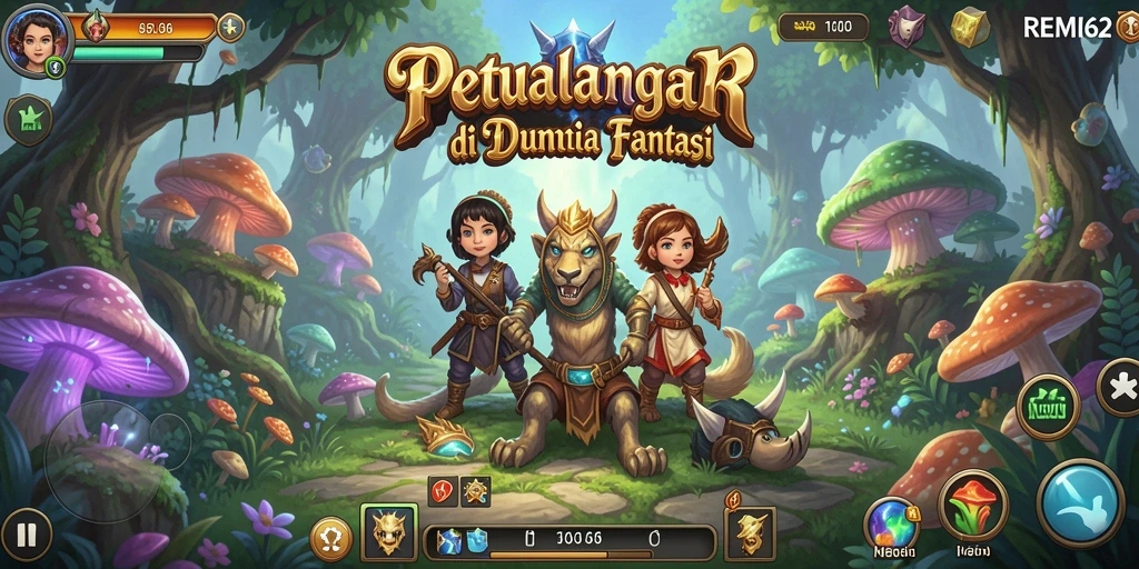 Gameplay yang mendebarkan dalam dunia petualangan REMI62.