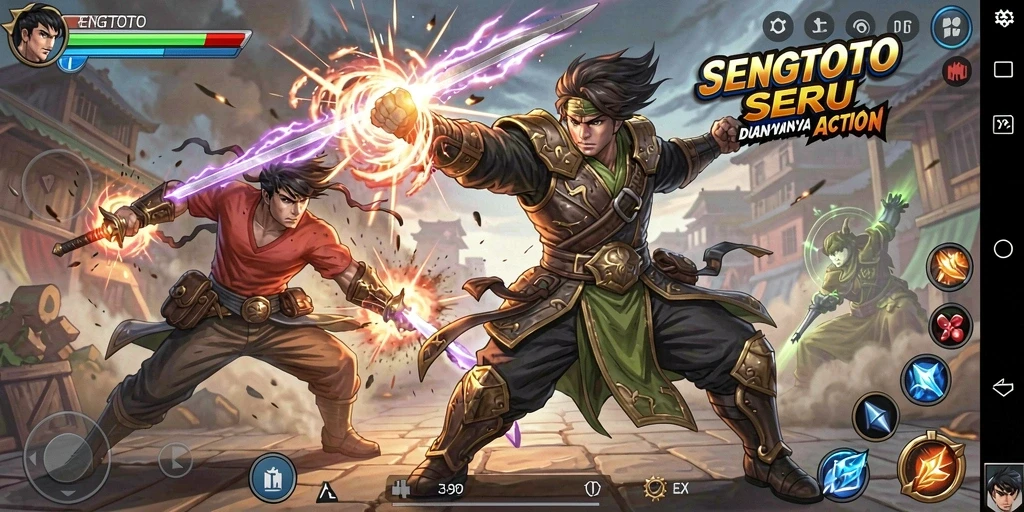 Gameplay intens SENGTOTO dengan aksi seru dan grafis apik.