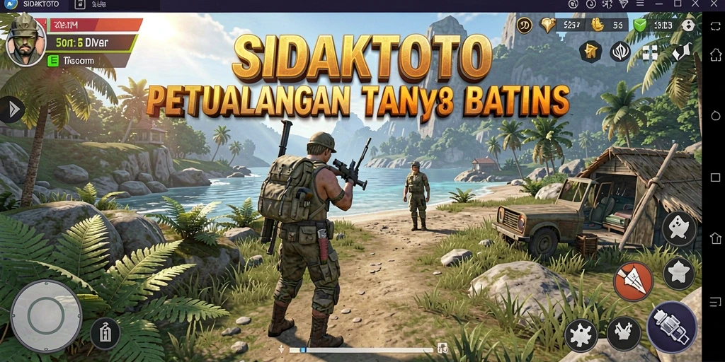 Tangkapan layar menunjukkan gameplay eksplorasi di dunia terbuka yang luas.