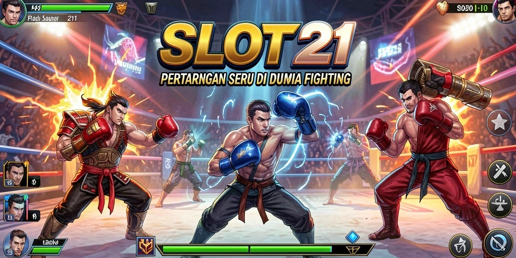 Tampilan gameplay seru dan mendebarkan di SLOT21.