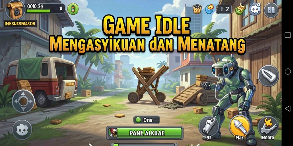Screenshot utama V21 menampilkan gameplay menarik yang menggugah selera.